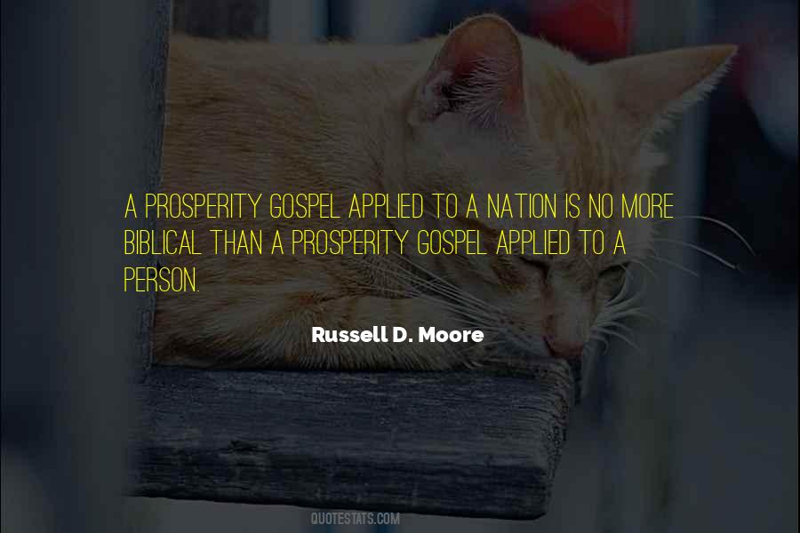 Quotes About Prosperity Gospel #365727