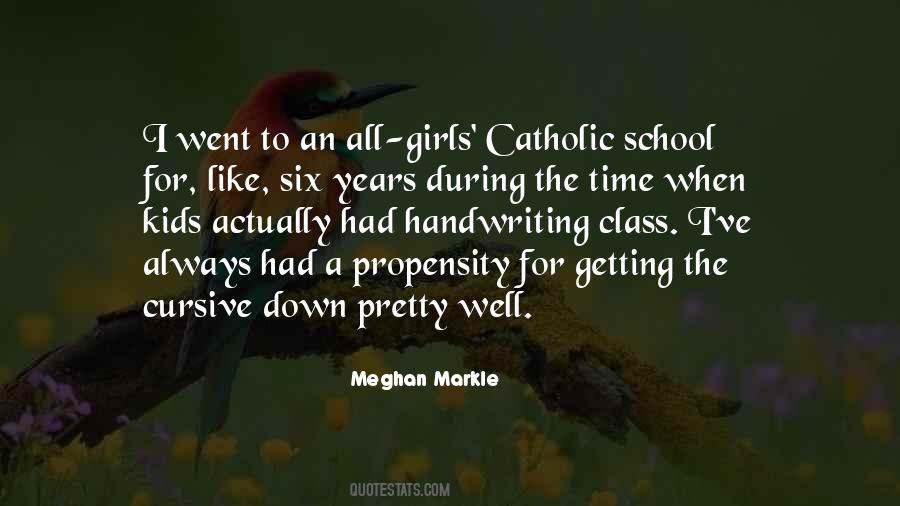 Catholic Girls Quotes #225322