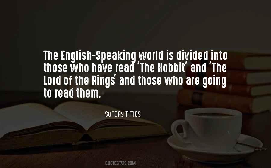 Quotes About English Speaking #1179768