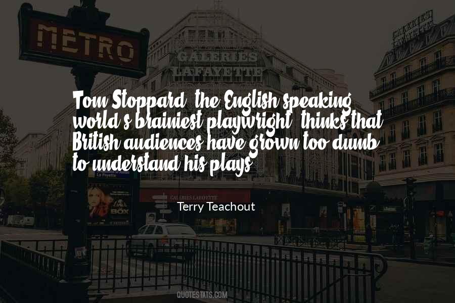 Quotes About English Speaking #129834