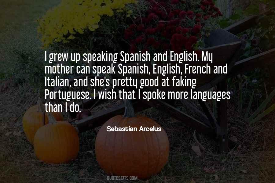 Quotes About English Speaking #378400