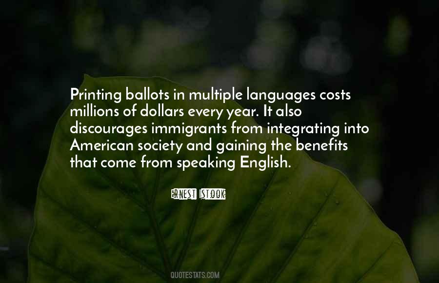 Quotes About English Speaking #459850