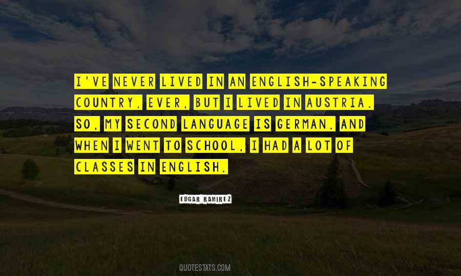 Quotes About English Speaking #516615