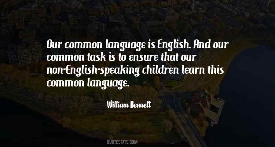 Quotes About English Speaking #747000