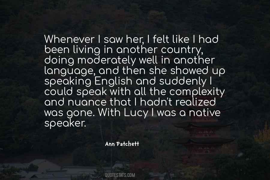 Quotes About English Speaking #785810