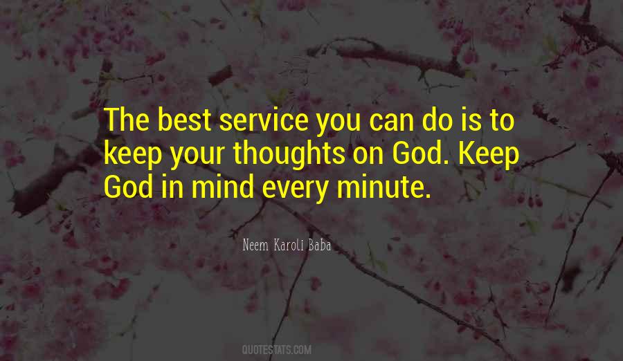 Quotes About Service To God #203790