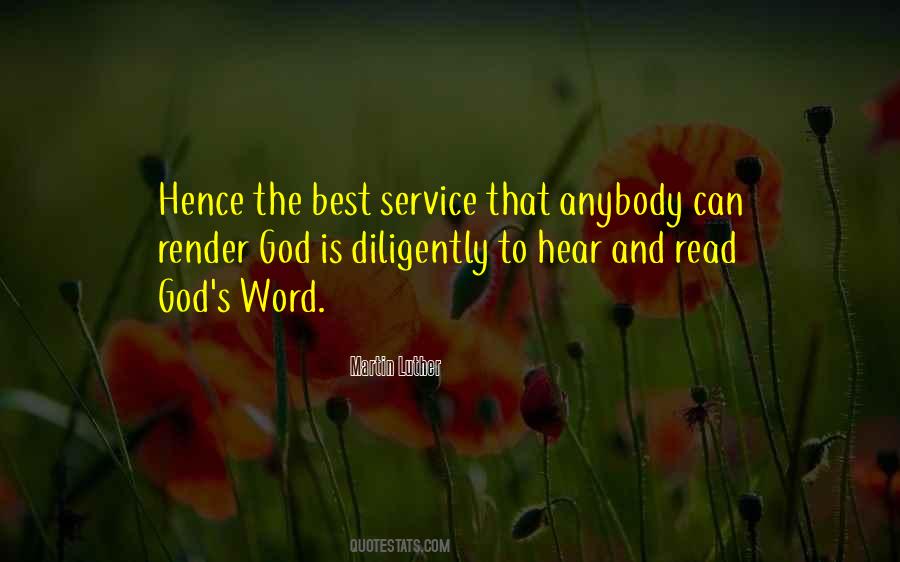 Quotes About Service To God #23346