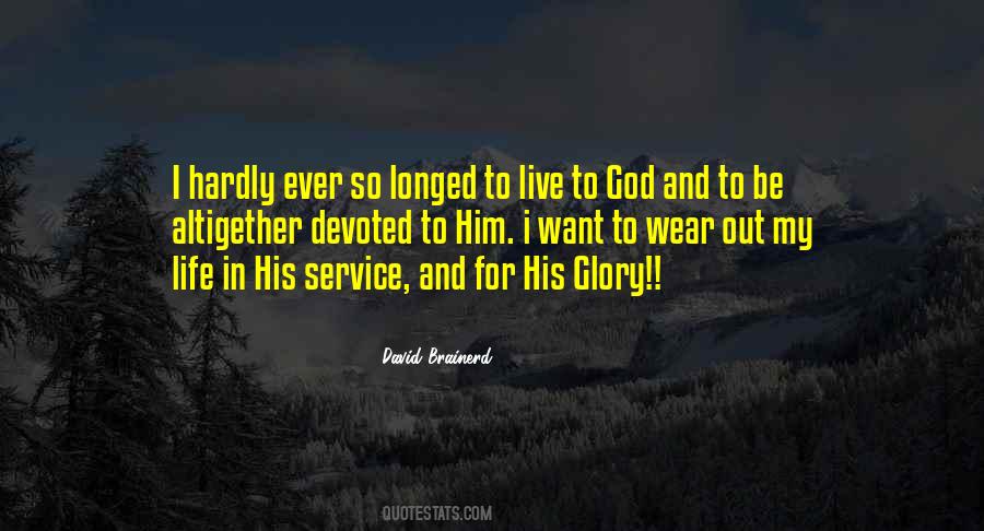 Quotes About Service To God #331142