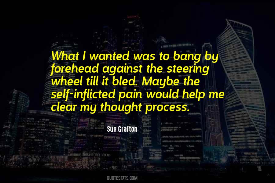 Quotes About Self Inflicted Pain #180325