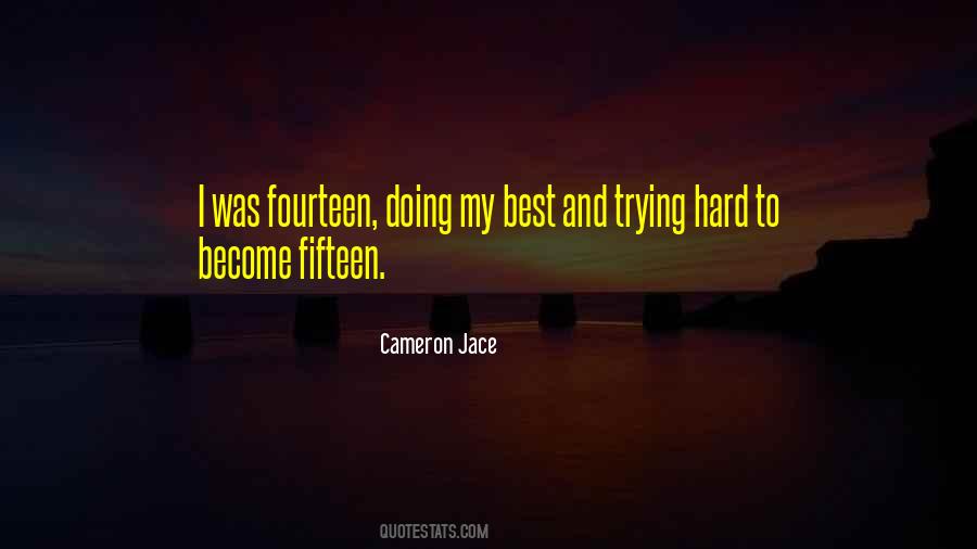 Quotes About Trying Hard #346241
