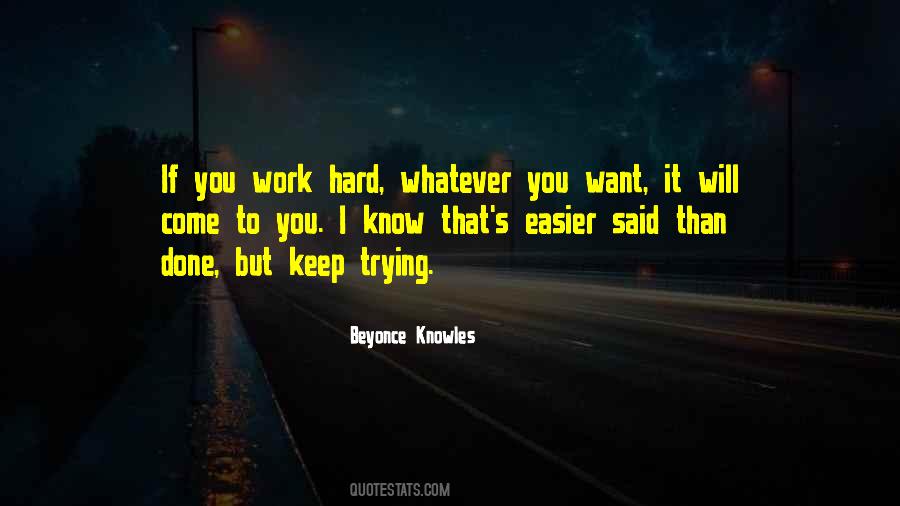 Quotes About Trying Hard #36733