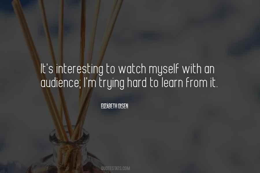 Quotes About Trying Hard #749584