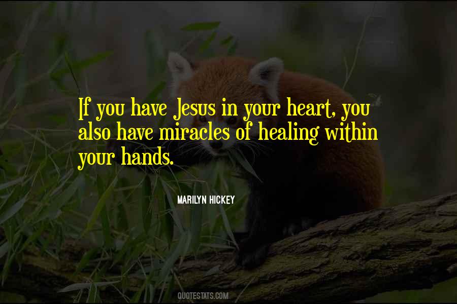 Quotes About Healing Hands #431144