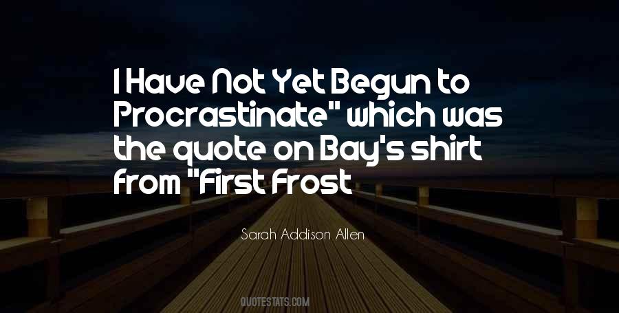 Quotes About First Frost #1698950