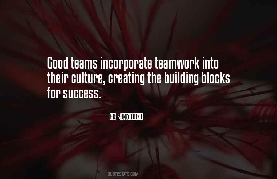 Quotes About Building Teamwork #3497