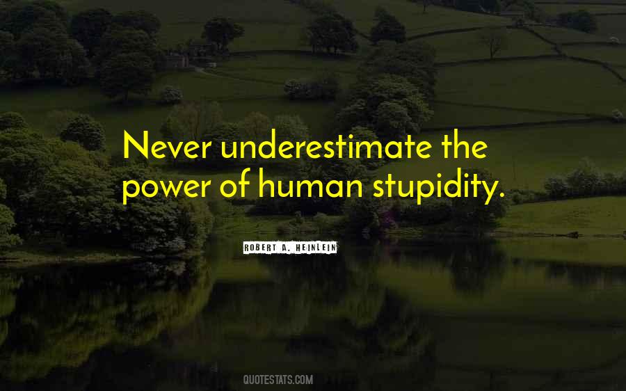 Quotes About Human Stupidity #317341