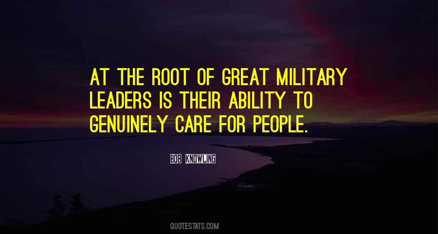 Quotes About Military Leaders #1772441