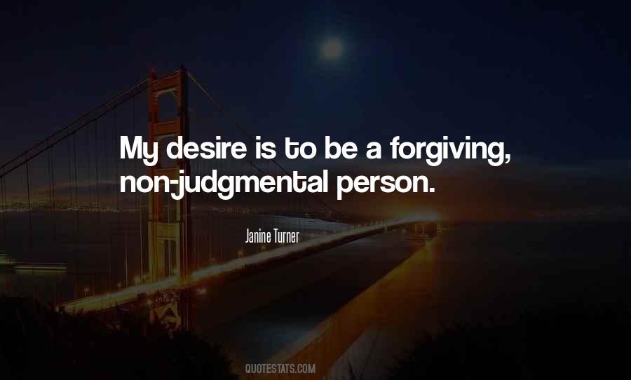 Quotes About Judgmental Person #1366415