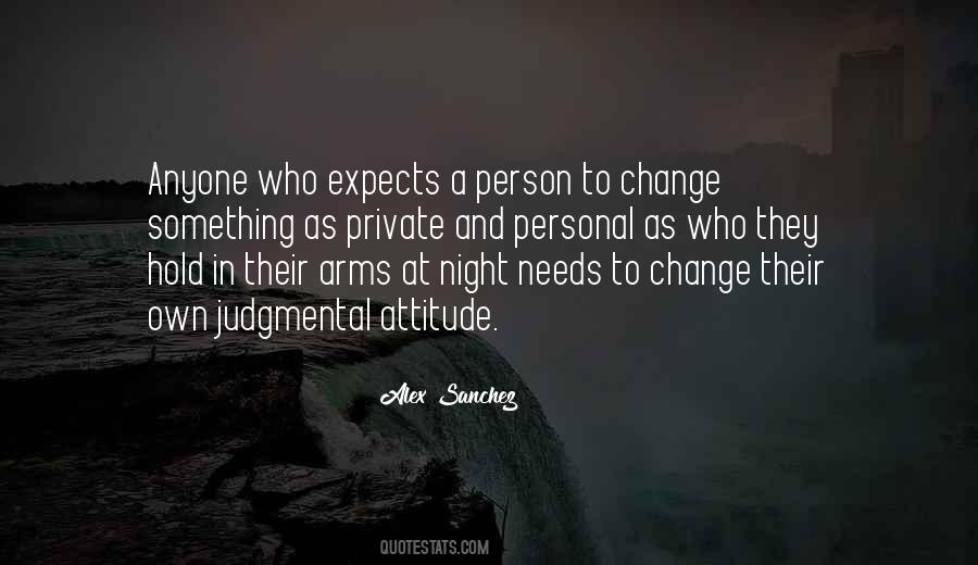 Quotes About Judgmental Person #1661961