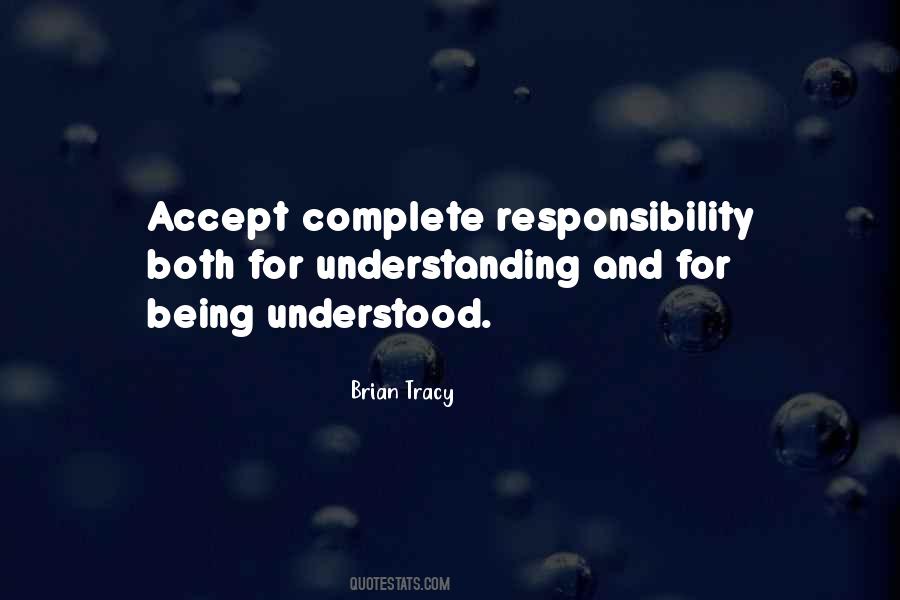 Quotes About Accepting Responsibility #1350306
