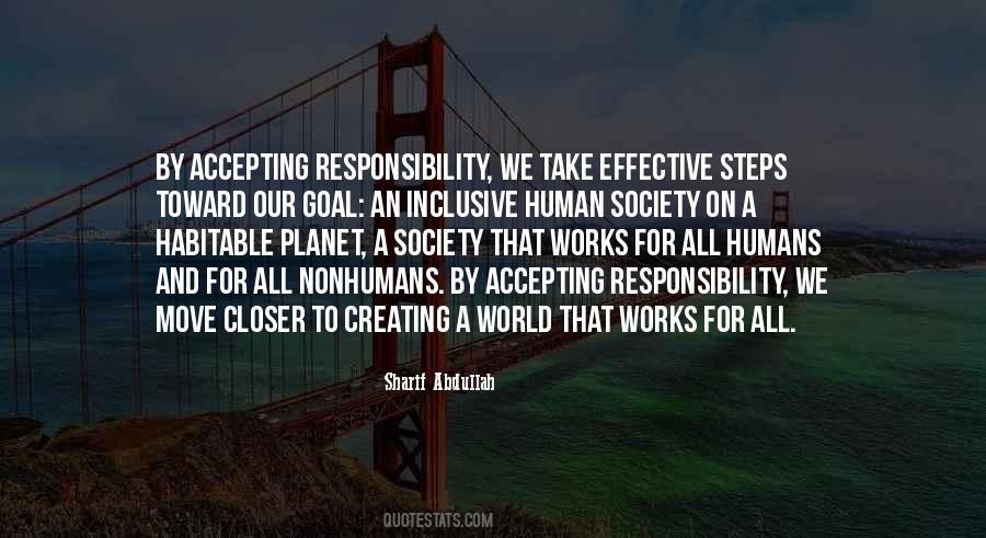 Quotes About Accepting Responsibility #1366772