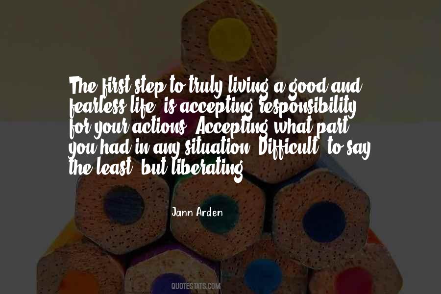 Quotes About Accepting Responsibility #73346