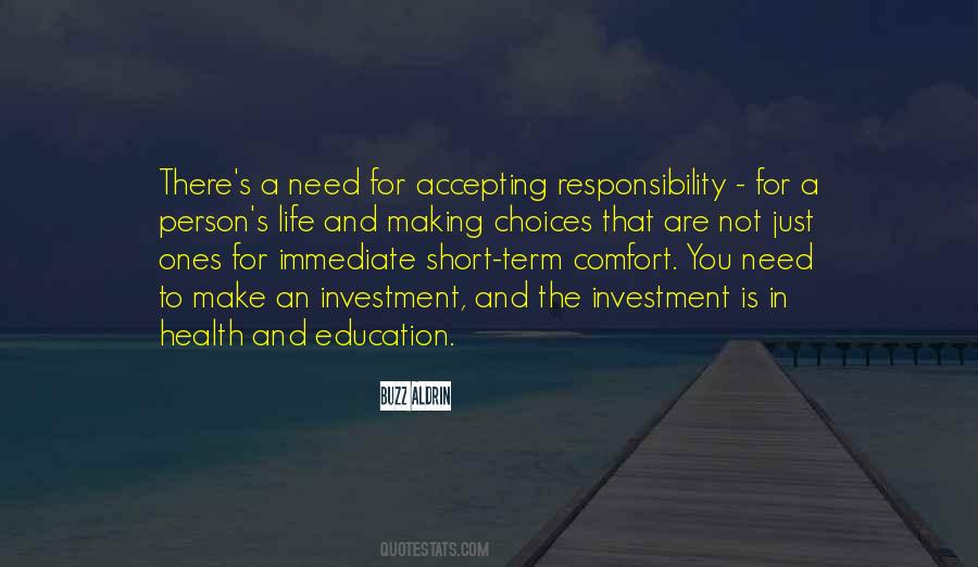 Quotes About Accepting Responsibility #983567