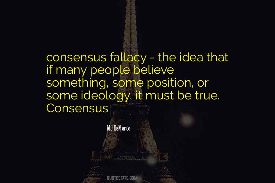 Quotes About Consensus #1423792