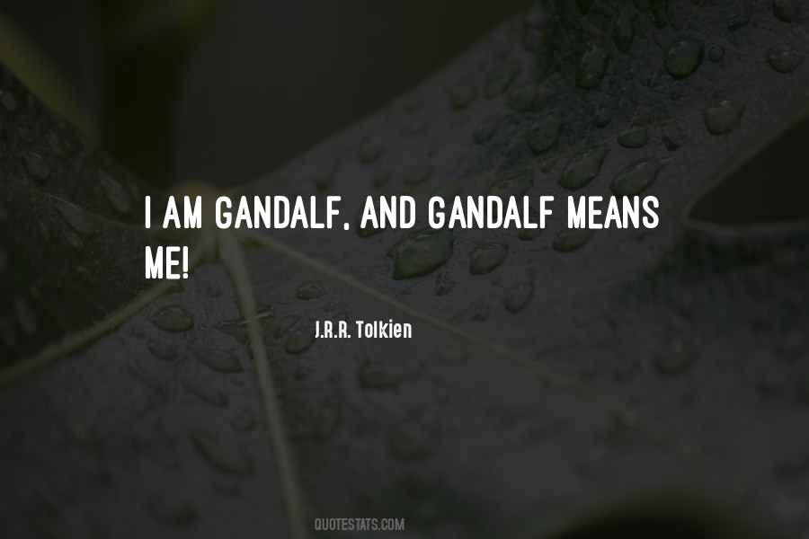 Gandalf Hobbit Quotes #504358