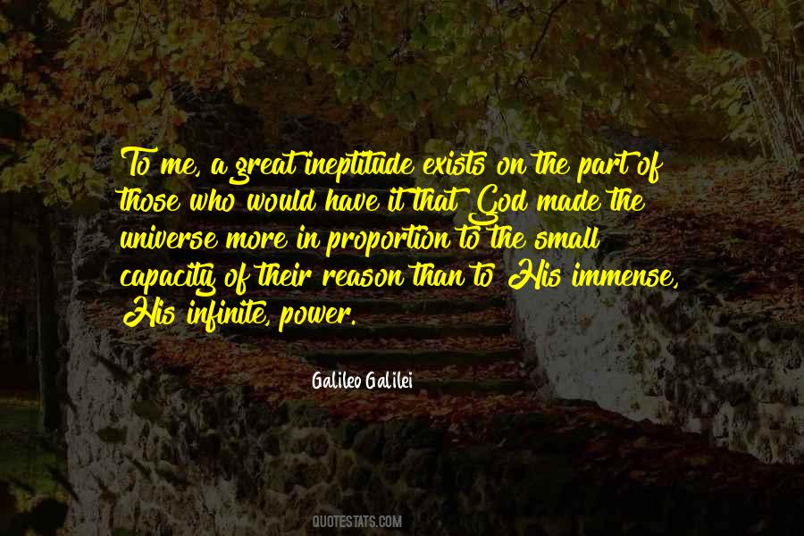Quotes About Infinite Power #1269741
