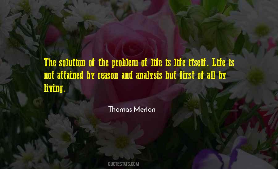 Quotes About Problem Of Life #492913