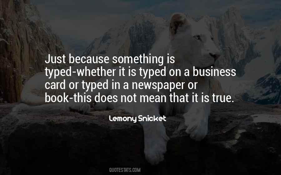 Quotes About Newspaper #1190211