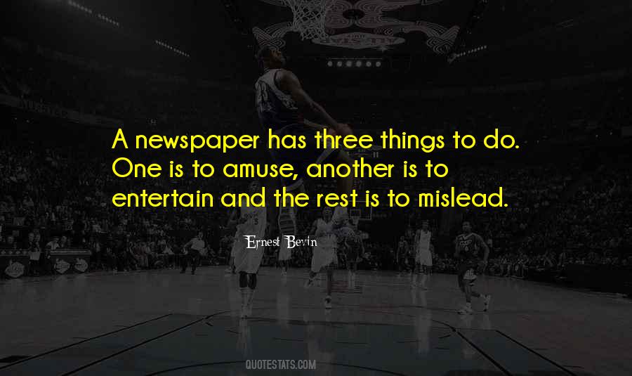 Quotes About Newspaper #1256154