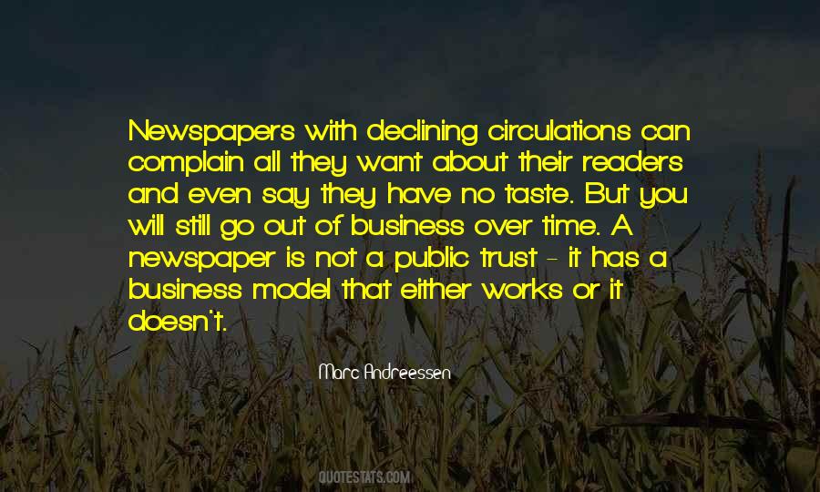 Quotes About Newspaper #1264604