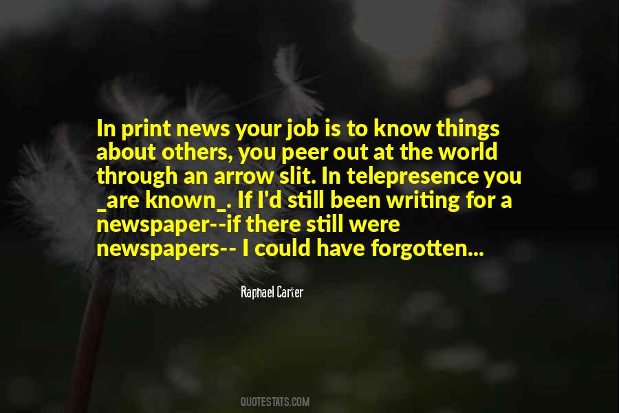 Quotes About Newspaper #1370496