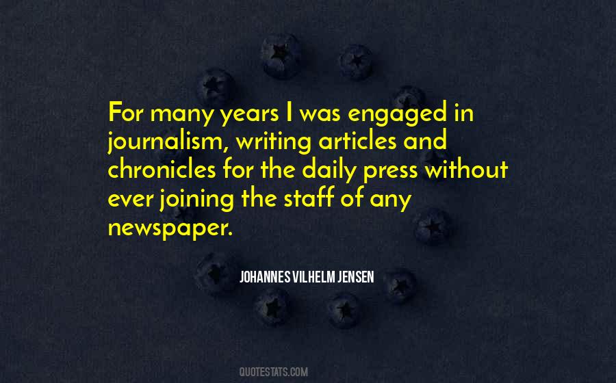 Quotes About Newspaper #1373790