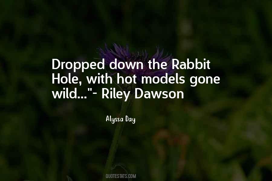 Quotes About Down The Rabbit Hole #151415