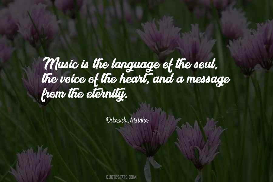 Music Heart Soul Quotes #1045929