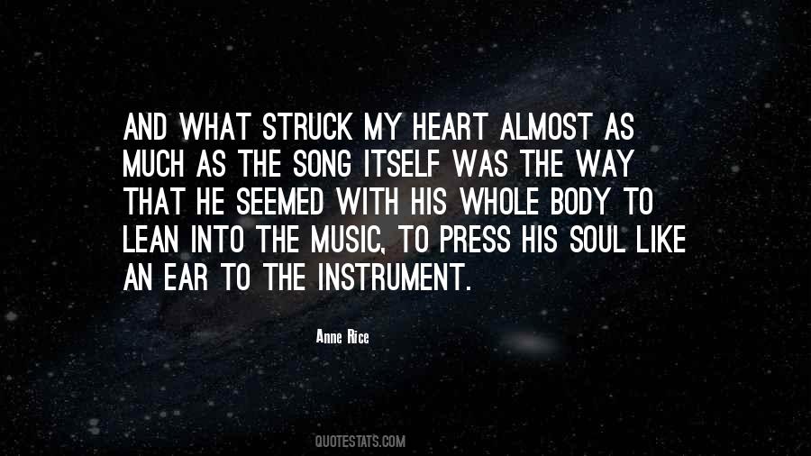 Music Heart Soul Quotes #1093103