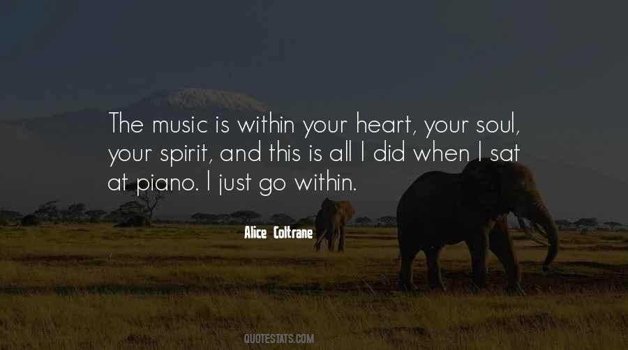 Music Heart Soul Quotes #1758519