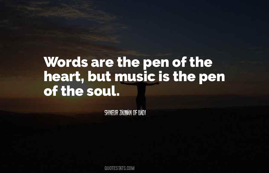 Music Heart Soul Quotes #906837