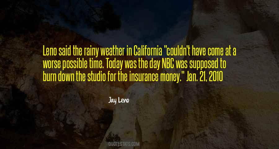 Quotes About California Weather #1157404