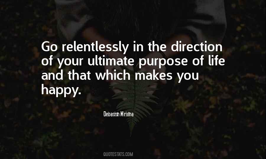 Direction And Purpose Quotes #1306376