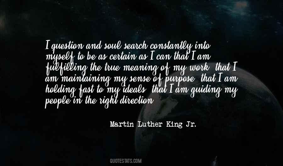 Direction And Purpose Quotes #1573720