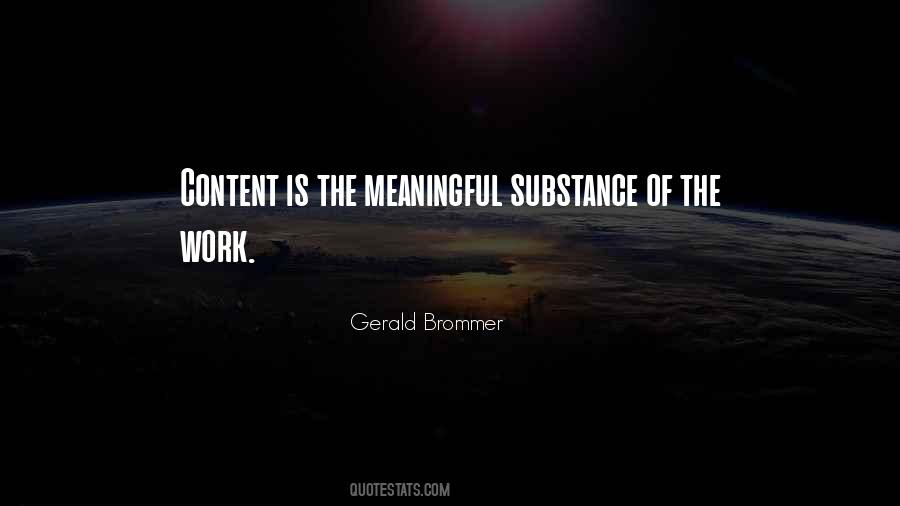 Quotes About Meaningful Work #824416