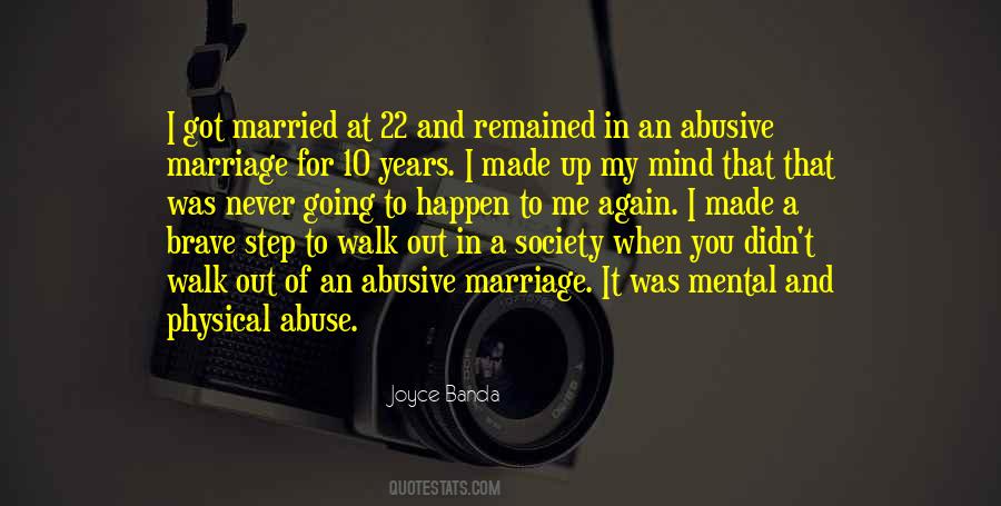 Quotes About Abusive Marriage #954016
