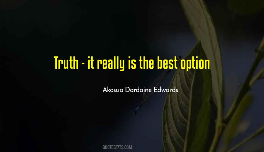 The Best Option Quotes #1430022