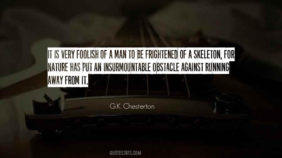 Running From Fear Quotes #1308873
