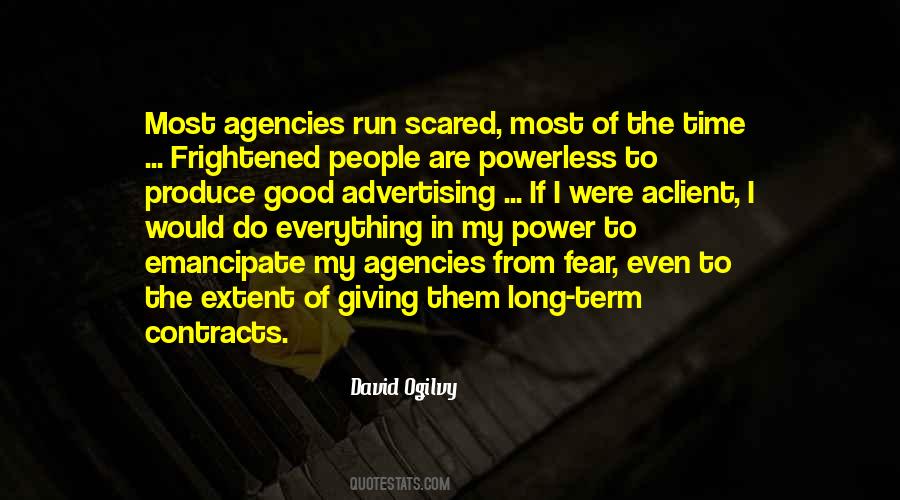 Running From Fear Quotes #673938