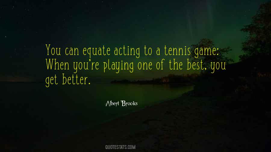 Tennis Game Quotes #1185574